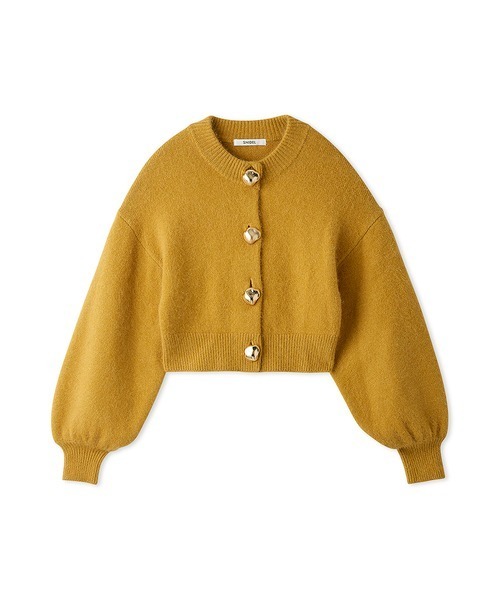 SNIDEL（スナイデル） ニットカーディガン FREE マスタード レディース