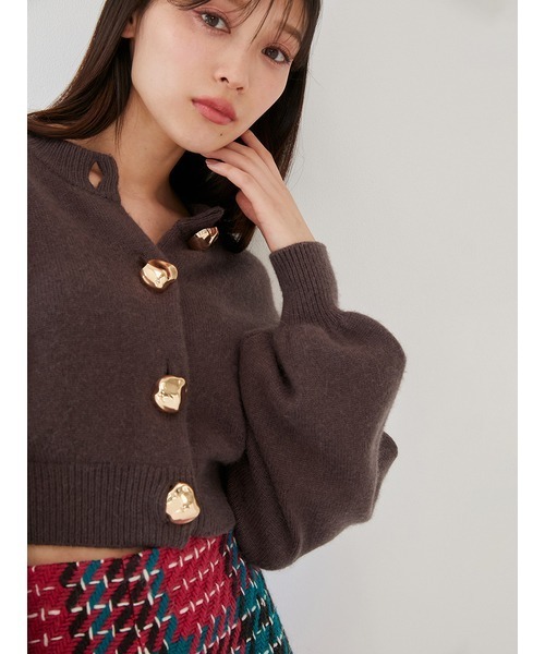 snidel カーディガン　ニット　セット新品未使用 SNIDEL（スナイデル） ニットカーディガン FREE マスタード レディース