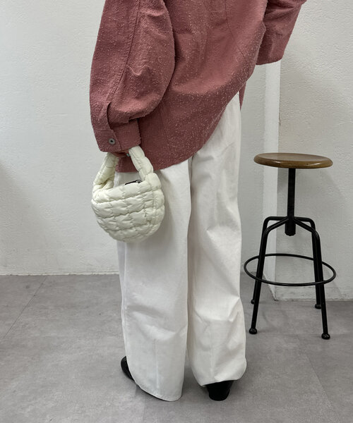 w closet パンツ 「2サイズ展開」イージーコクーンパンツ