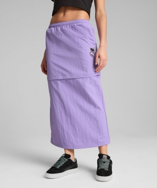 PUMA プーマ　スカート　パープル 紫　ロゴ　L PUMA（プーマ） スカート : ZOZOTOWN Yahoo!店 - 通販 - Yahoo