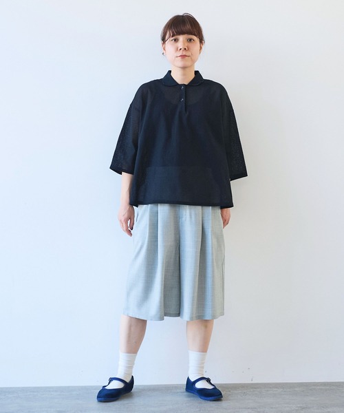 yuni サマーウールショートパンツ yuni パンツ ウォッシャブルサマーウール ハーフパンツ