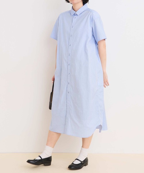 I am I in fact（アイアムアイインファクト） シャツワンピース _80