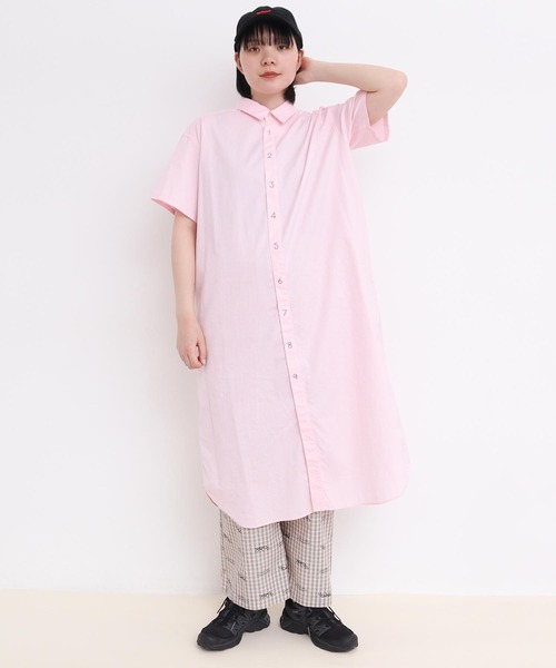 ワンピース　美品　80 セール】線画タッチ花柄ギャザー切替ワンピース（ワンピース