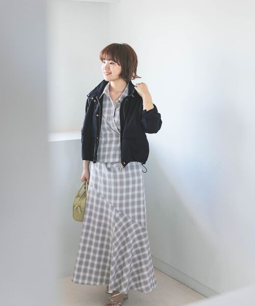 ブラウス シャツ 2wayカシュクールチェックシャツ 「低身長・小柄女性」 レディース ブラウス シャツ 2wayカシュクールチェックシャツ 「低身長
