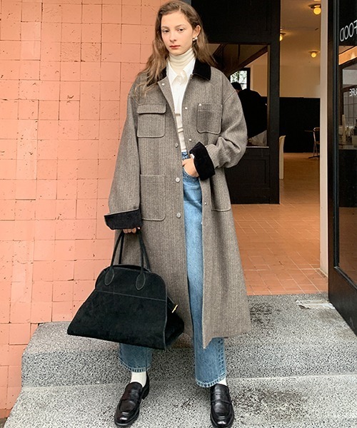 Fano Studios」 ステンカラーコート M ブラウン系その他 レディース