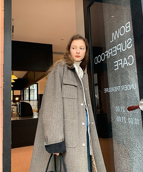 Fano Studios」 ステンカラーコート M ブラウン系その他 レディース