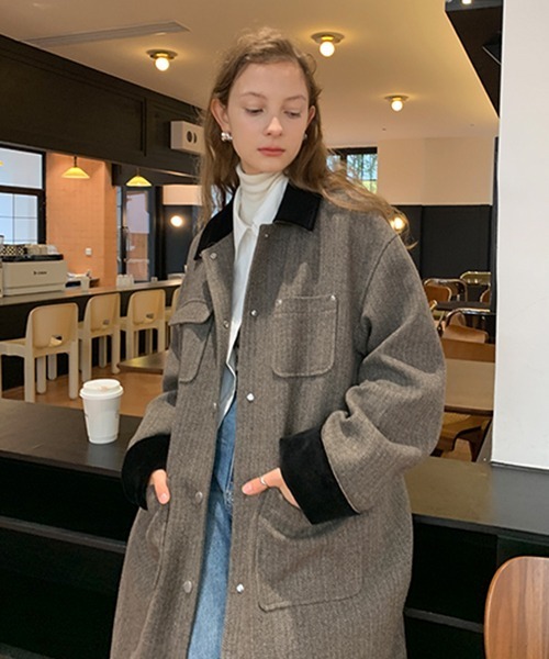 Fano Studios」 ステンカラーコート M ブラウン系その他 レディース