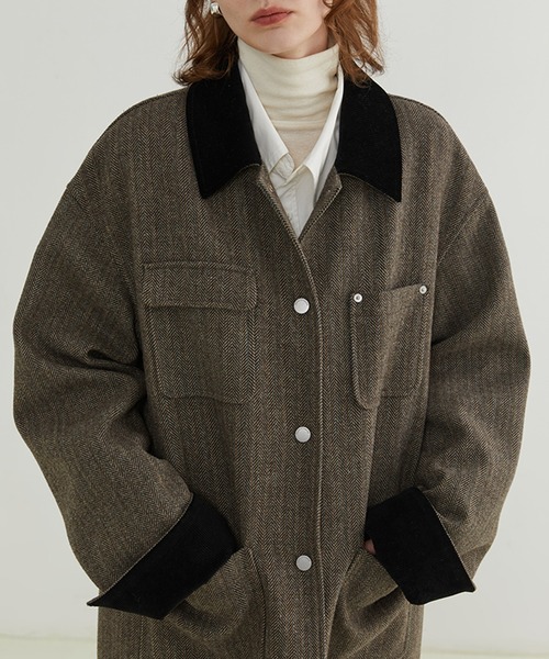 Fano Studios」 ステンカラーコート M ブラウン系その他 レディース