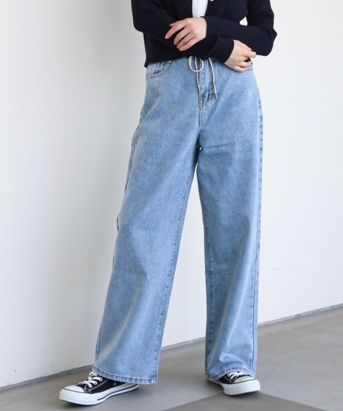 gossip!ロサンゼルス ワイドパンツ ジーンズ デニム デニムパンツ