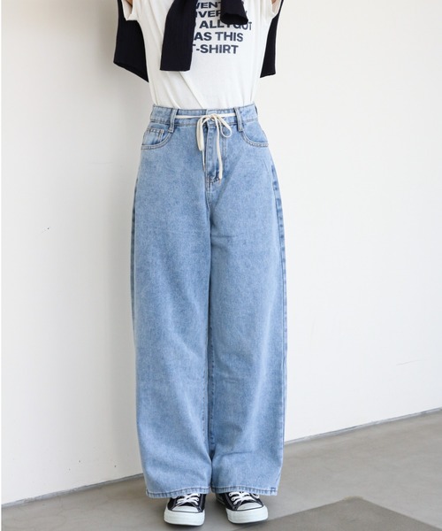 gossip!ロサンゼルス ワイドパンツ ジーンズ デニム デニムパンツ