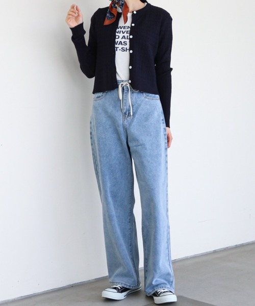 gossip!ロサンゼルス ワイドパンツ ジーンズ デニム デニムパンツ