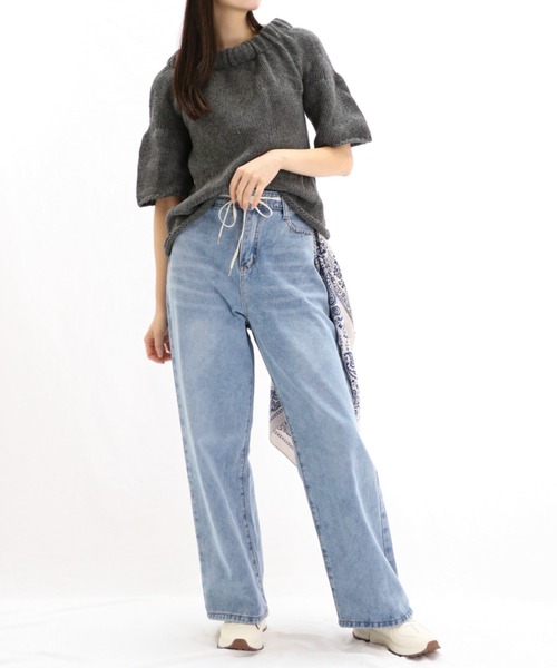 gossip!ロサンゼルス ワイドパンツ ジーンズ デニム デニムパンツ