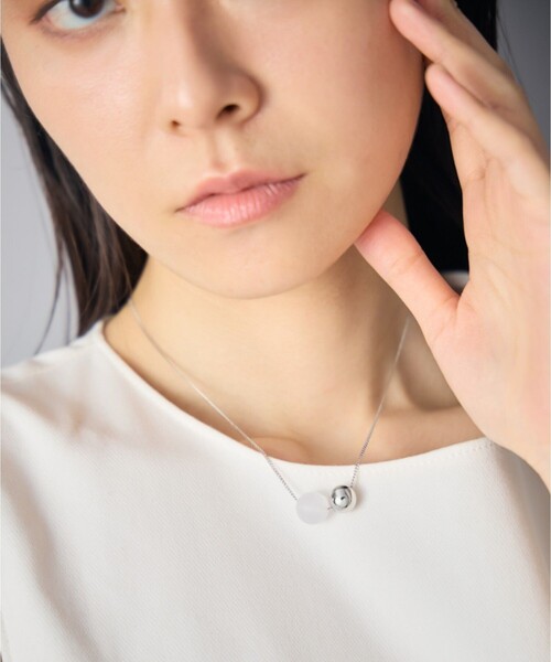 ネックレス 「ドロップ」 ネックレス ボール レディースの画像