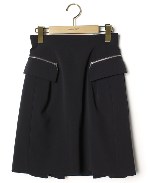 フォクシーニューヨーク　スカート　38 FOXEY NEW YORK 「FOXEY YORK」 スカート 38 ネイビー