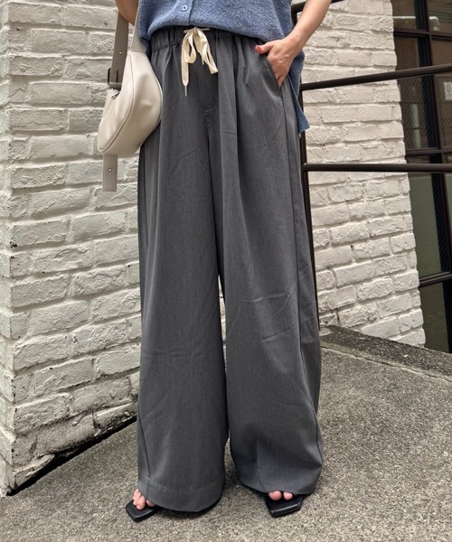 デニムワイドイージーパンツ CIAOPANIC TYPY ジーンズ デニム デニムパンツ 「低身長・高身長