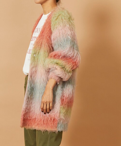 「Freada」 ニットカーディガン ONE SIZE ベージュ レディース_画像9