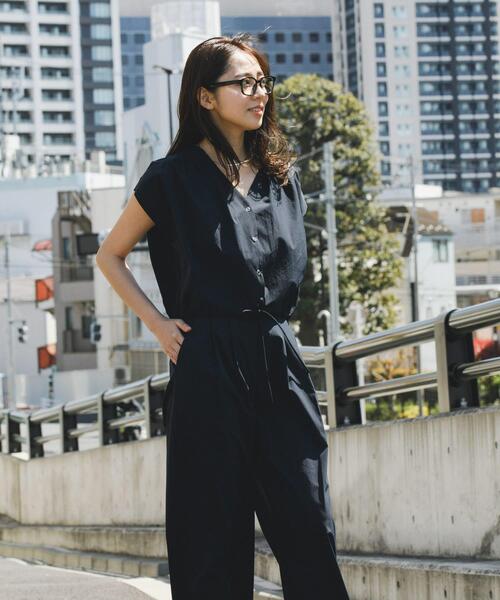 F by ROSSO セットアップ ROSSO 撥水クロップドブラウス+ワイド