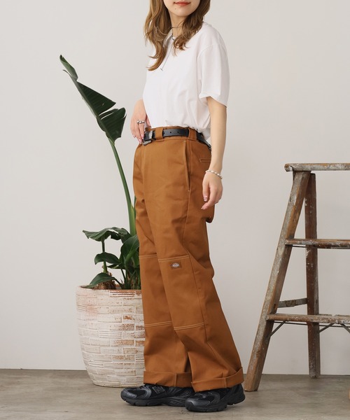 レミレリーフ&ディッキーズコラボ♪チノパンツ♪ ディッキーズ DICKIES コラボ チノパン ワークパンツ 刺? 黒