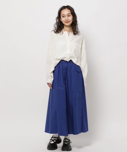 niko and… 「niko and」 ロングスカート LARGE ブルー