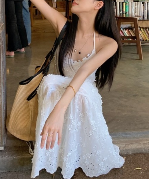 yuna様 ワンピース Mドット FREE STYLISTS ワンピース YUGA_YGMC Polka dot puff sleeve