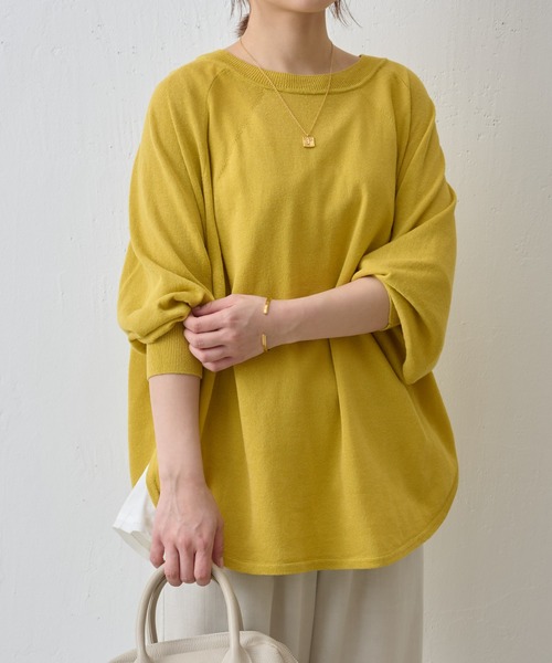 「BEARDSLEY」 長袖ニット FREE ブラック レディース BEARDSLEY 「BEARDSLEY」 長袖ニット FREE ブラック レディース