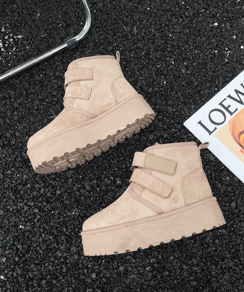 「Shoes in Closet」 ムートンブーツ M ブラック レディース_画像6