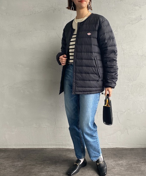 Danton（ダントン） ダウンジャケット L オリーブ レディース