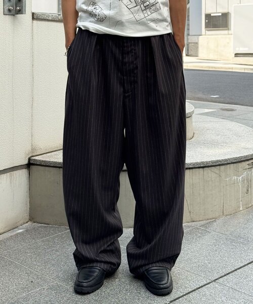 CIAOPANIC パンツ ワイドスラックスパンツ メンズ : ZOZOTOWN
