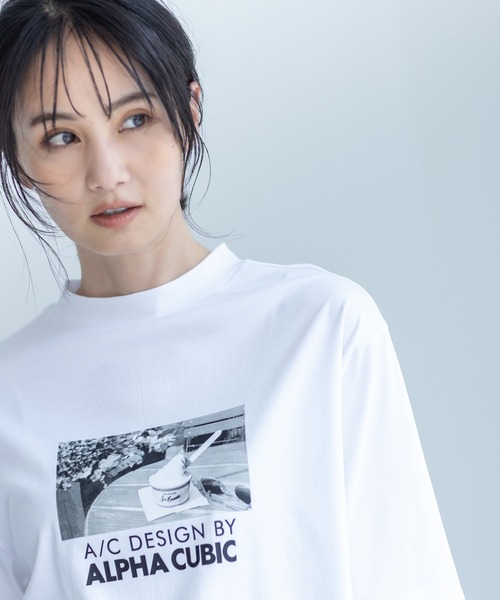 A/C DESIGN BY ALPHA CUBIC tシャツ 2025夏「接触冷感・UVカット