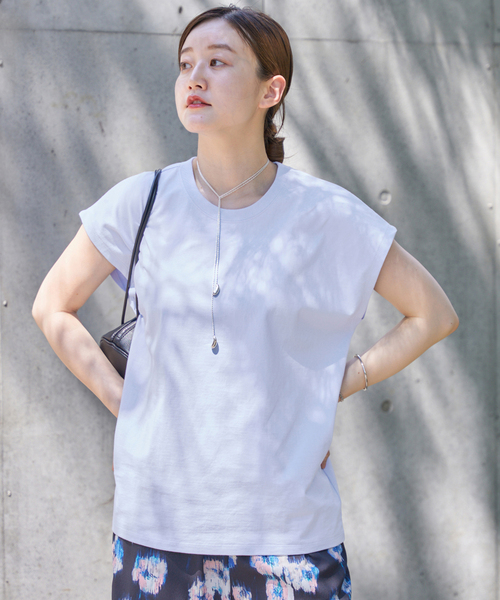 新品 IENA ラウンドテールプルオーバー ホワイト イエナ 2025SS セール】ラウンドテールプルオーバー◇（Tシャツ/カットソー