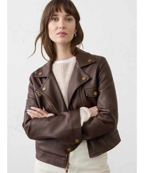 ARMANI EXCHANGE レザージャケット ライダース 「A|X アルマーニ