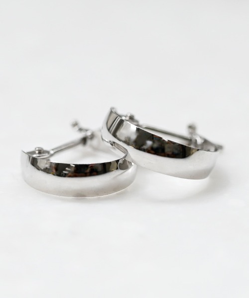 sowi ピアス K10WG ムーンピアス 3×10 レディース : ZOZOTOWN Yahoo!店