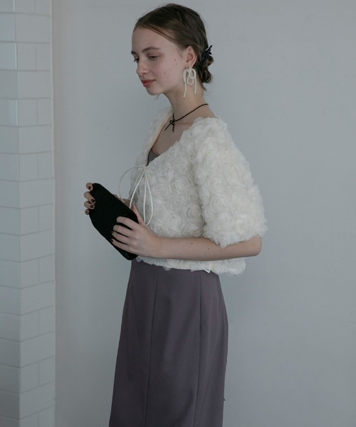 「BONLECILL noir」 ボレロ FREE ブラック レディース_画像4