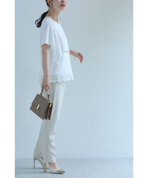 cawaii tシャツ 日常にひと匙のエレガント レースTシャツ レディース