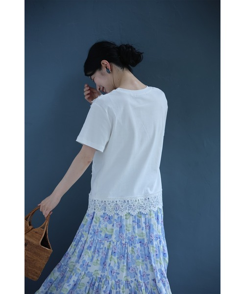 cawaii tシャツ 日常にひと匙のエレガント レースTシャツ レディース