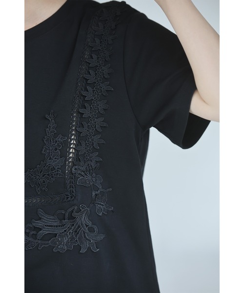 cawaii tシャツ 日常にひと匙のエレガント レースTシャツ レディース