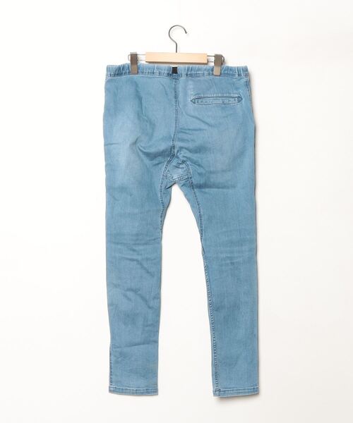 「coen」 加工スキニーデニムパンツ LARGE ブルー メンズ