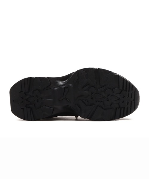 「PUMA」 ローカットスニーカー 24.5cm ブラック レディース
