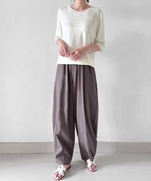 w closet イージーコクーンパンツ セール】【2サイズ展開】イージーコクーンパンツ（その他パンツ