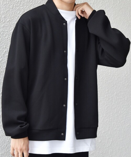 SHIPS any カーディガン any: クリア ダンボール スナップ ボタン