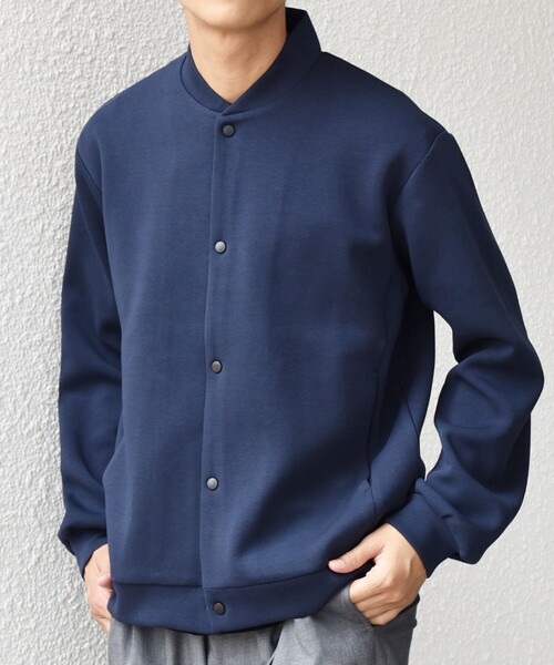 SHIPS any カーディガン any: クリア ダンボール スナップ ボタン