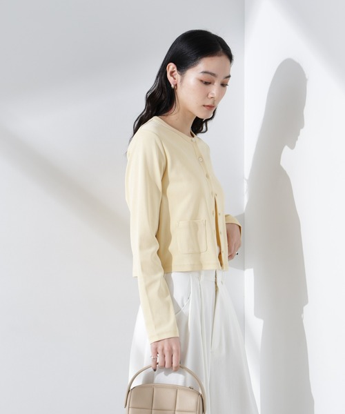 NANO universe（ナノ・ユニバース） カーディガン FREE ホワイト