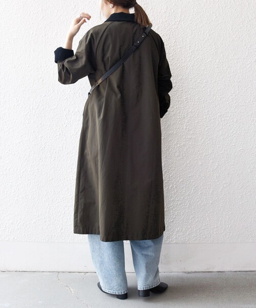 SHIPS any ステンカラーコート コート any: ステンカラー Aライン