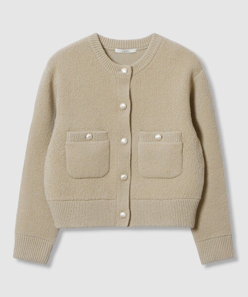 ※本日限定価格ANAYI ウールブークレダブルフェイスショートカーディガンアナイ 楽天市場】【SALE／30%OFF】ウールブークレダブルフェイスショート