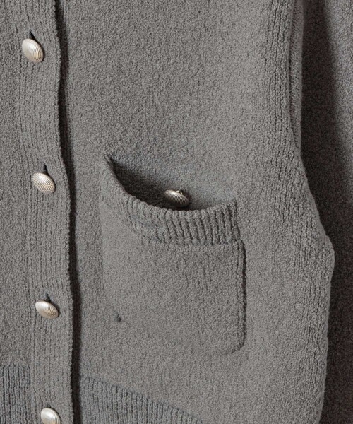 ANAYI（アナイ） カーディガン ウールブークレブルゾン カーディガン
