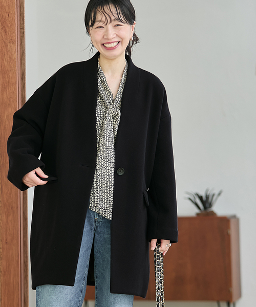 JOURNAL STANDARD ⭐︎ GIOLICA コクーンコート JOURNAL STANDARD L'ESSAGE｜《追加予約》SUPER140S/GIOLICA