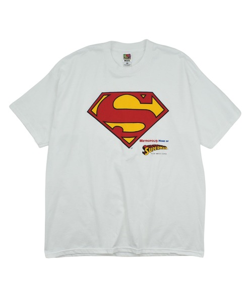 FRUIT OF THE LOOM / 90s/BEST/super man/Tシャツ/M/ポリエステル/BLK tシャツ 「USED」90's Fruit of the Loom デッドストック “SUPERMAN
