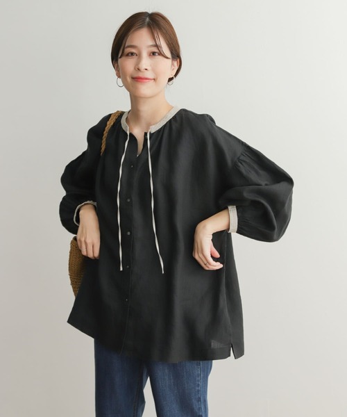 「URBAN RESEARCH DOORS」 長袖ブラウス MEDIUM ナチュラル レディース_画像7