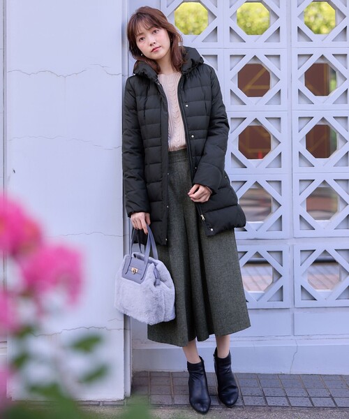 ANY SIS（エニィスィス） ダウンコート 2 ベージュ レディース