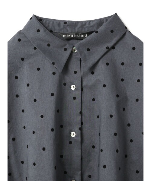 ROKU ドットプリントシャツ　美品 6 (ROKU) - 6(ROKU) / ロク | DOT PRINT SHIRT ドットプリントシャツ